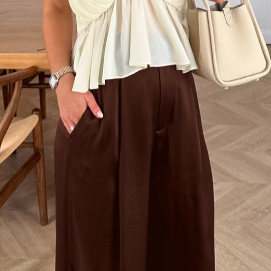 Fluid Elegance Wide-Leg