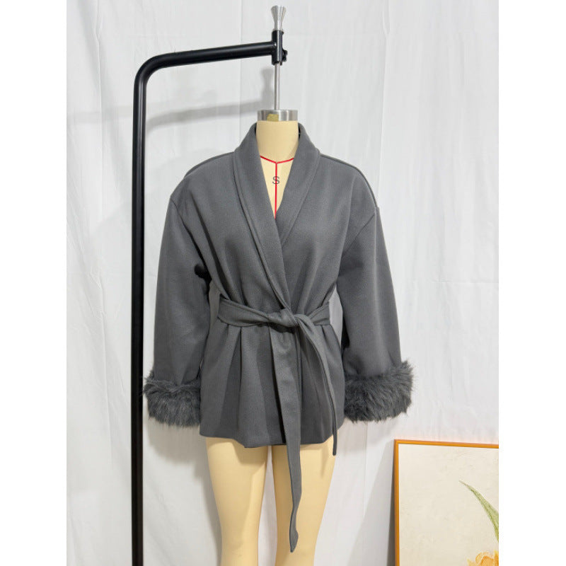 Stylish High-end Wool Coat For Women