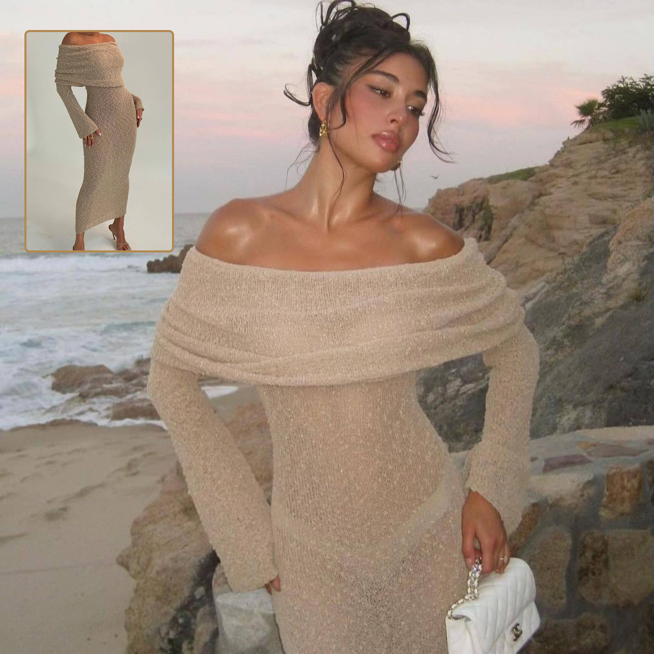 The Serene One-Shoulder