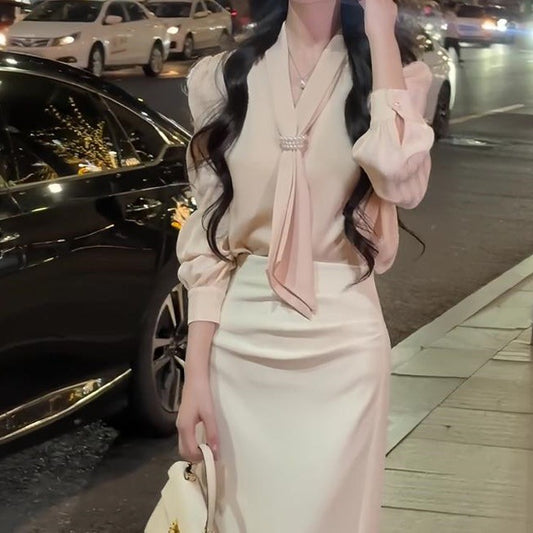 High Waist Slit Skirt