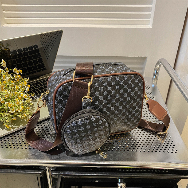 Vintage Pattern Crossbody Bag
