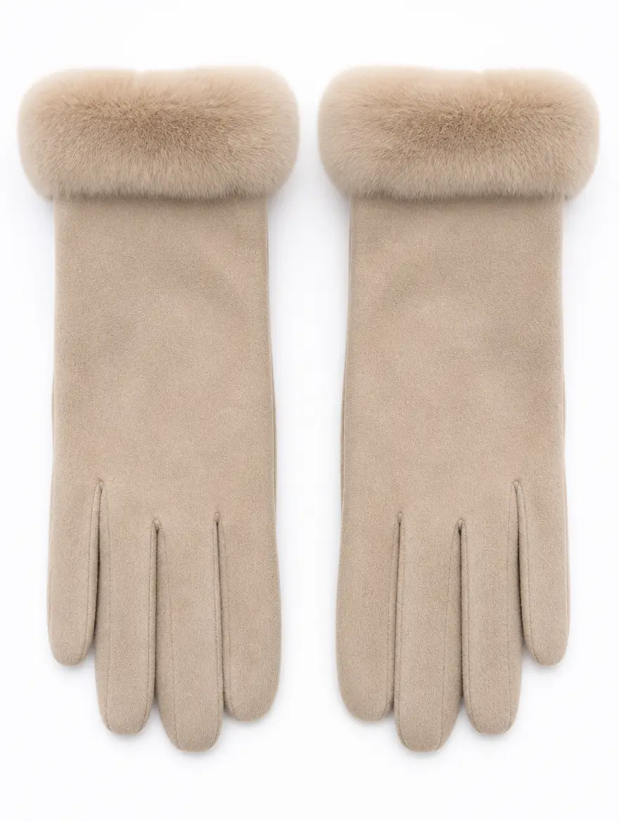 Aurelia Plush Trim Gloves