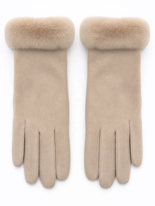 Aurelia Plush Trim Gloves