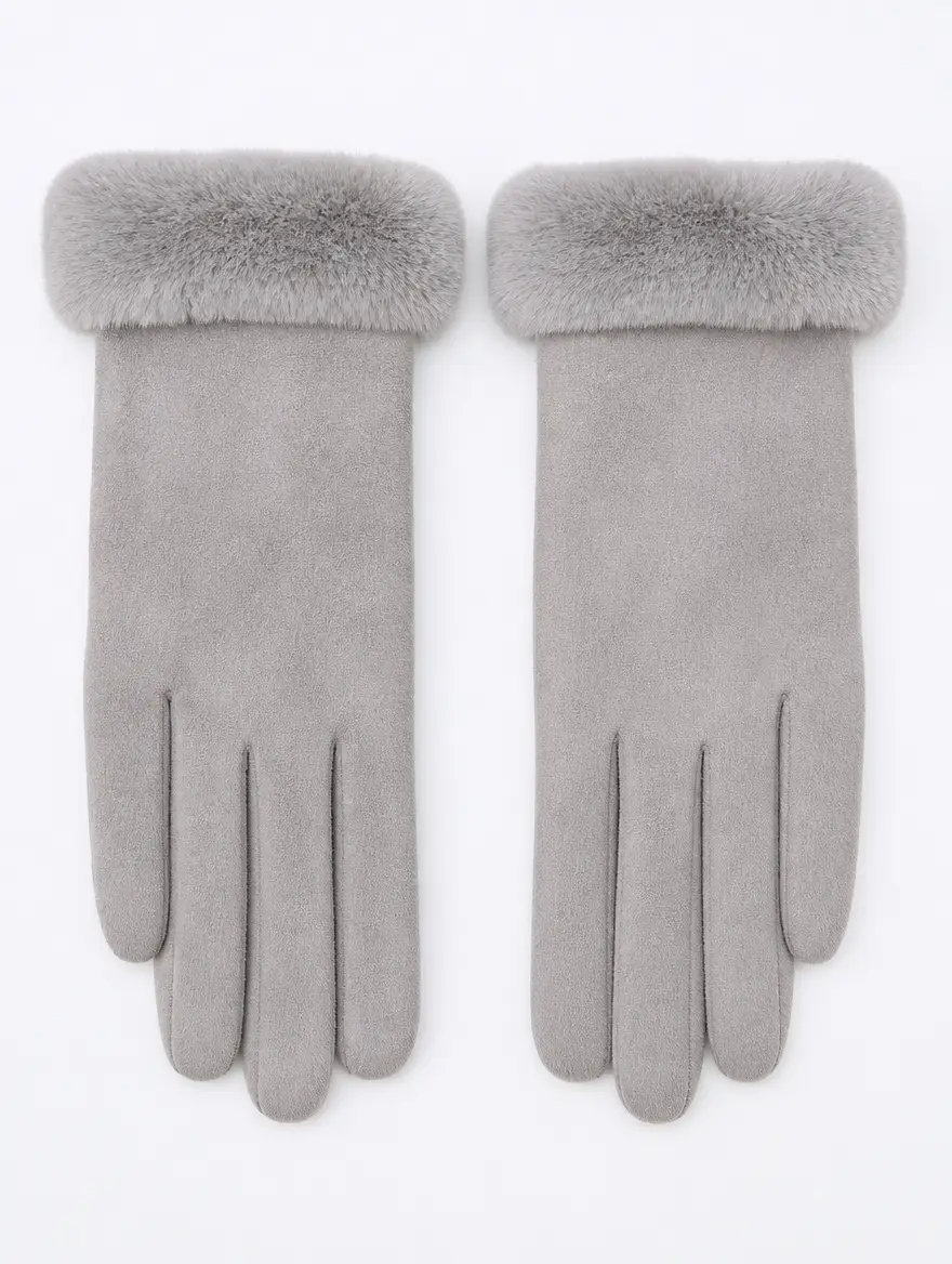 Aurelia Plush Trim Gloves